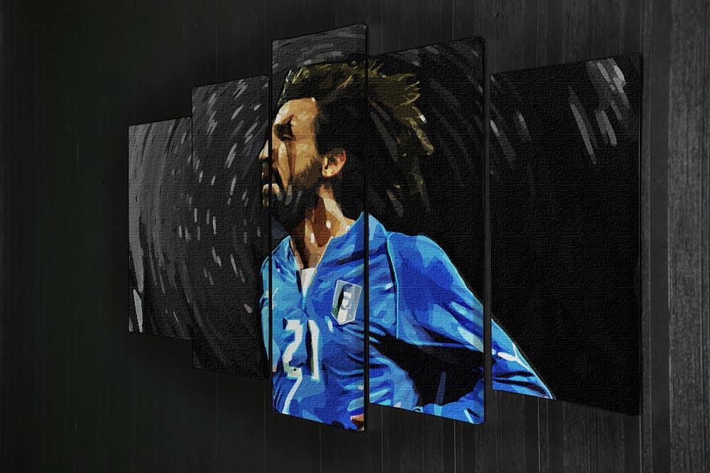 Andrea Pirlo 5 Split Panel Canvas - Canvas Art Rocks - 2