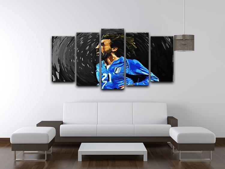 Andrea Pirlo 5 Split Panel Canvas - Canvas Art Rocks - 3