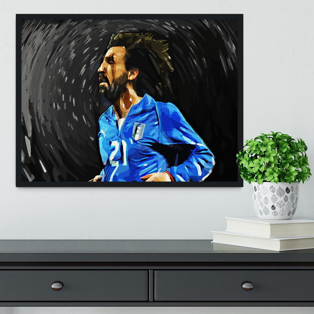 Andrea Pirlo Framed Print - Canvas Art Rocks - 2