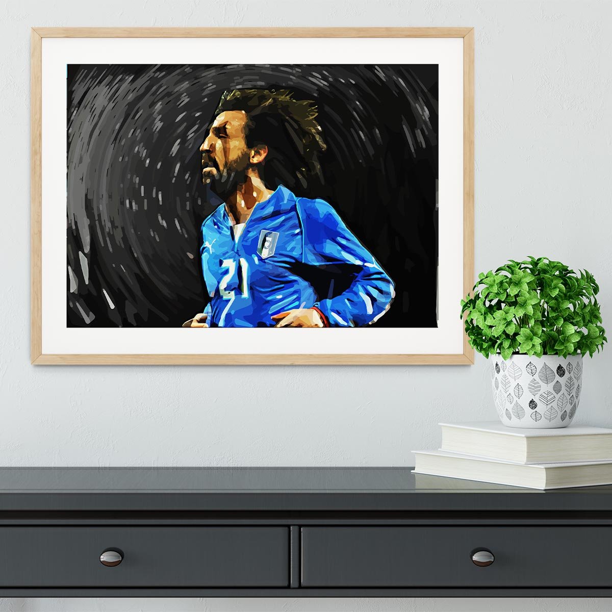 Andrea Pirlo Framed Print - Canvas Art Rocks - 3