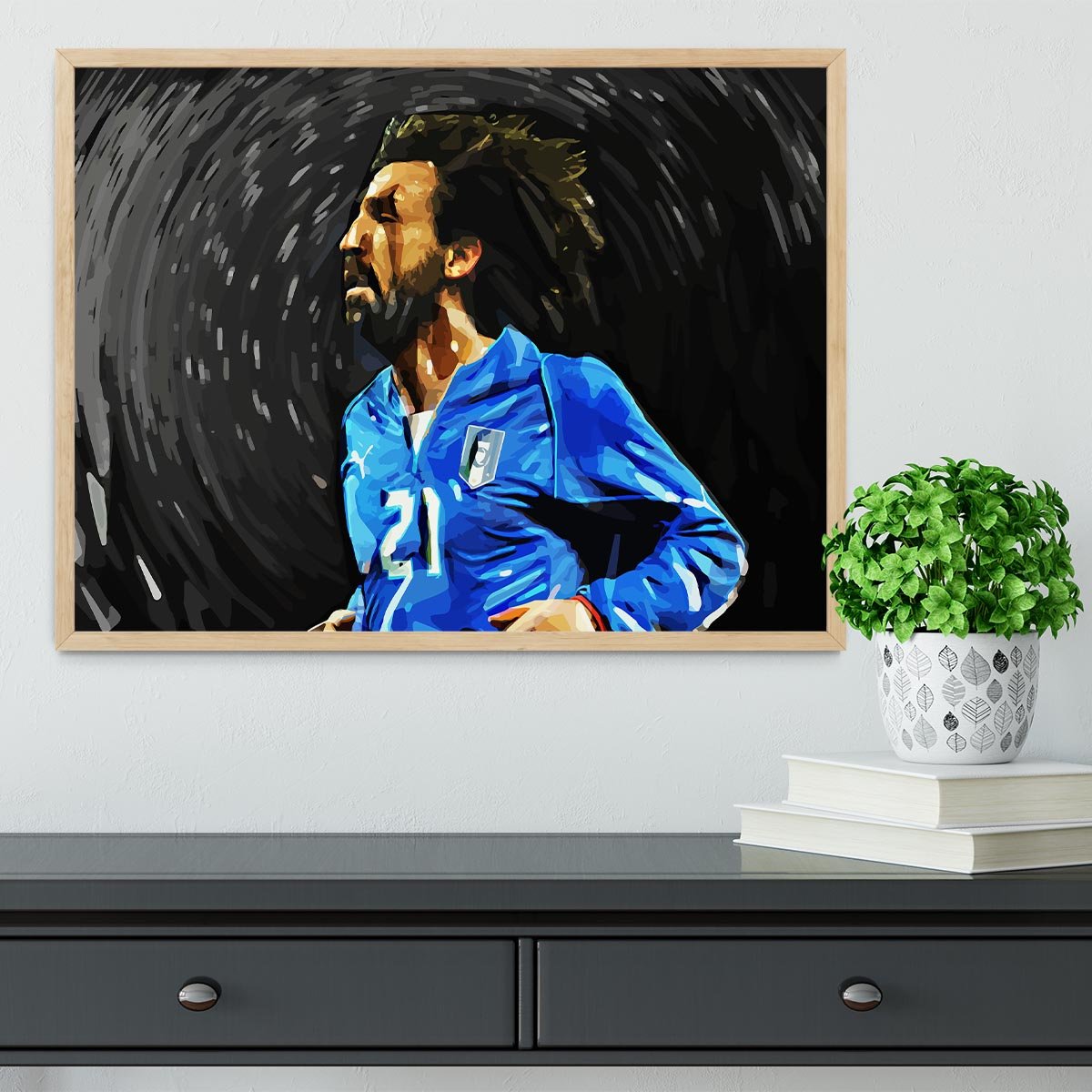 Andrea Pirlo Framed Print - Canvas Art Rocks - 4