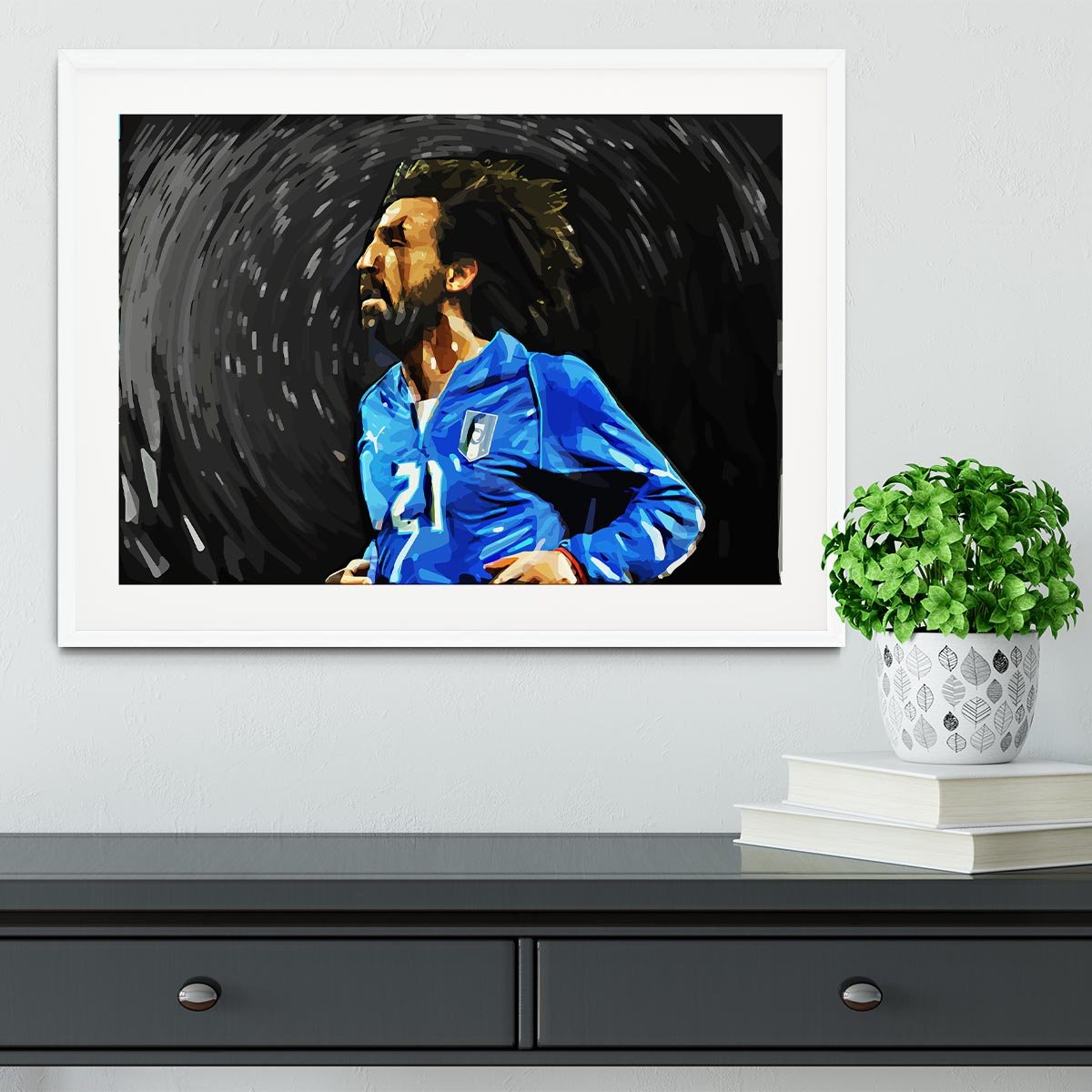 Andrea Pirlo Framed Print - Canvas Art Rocks - 5