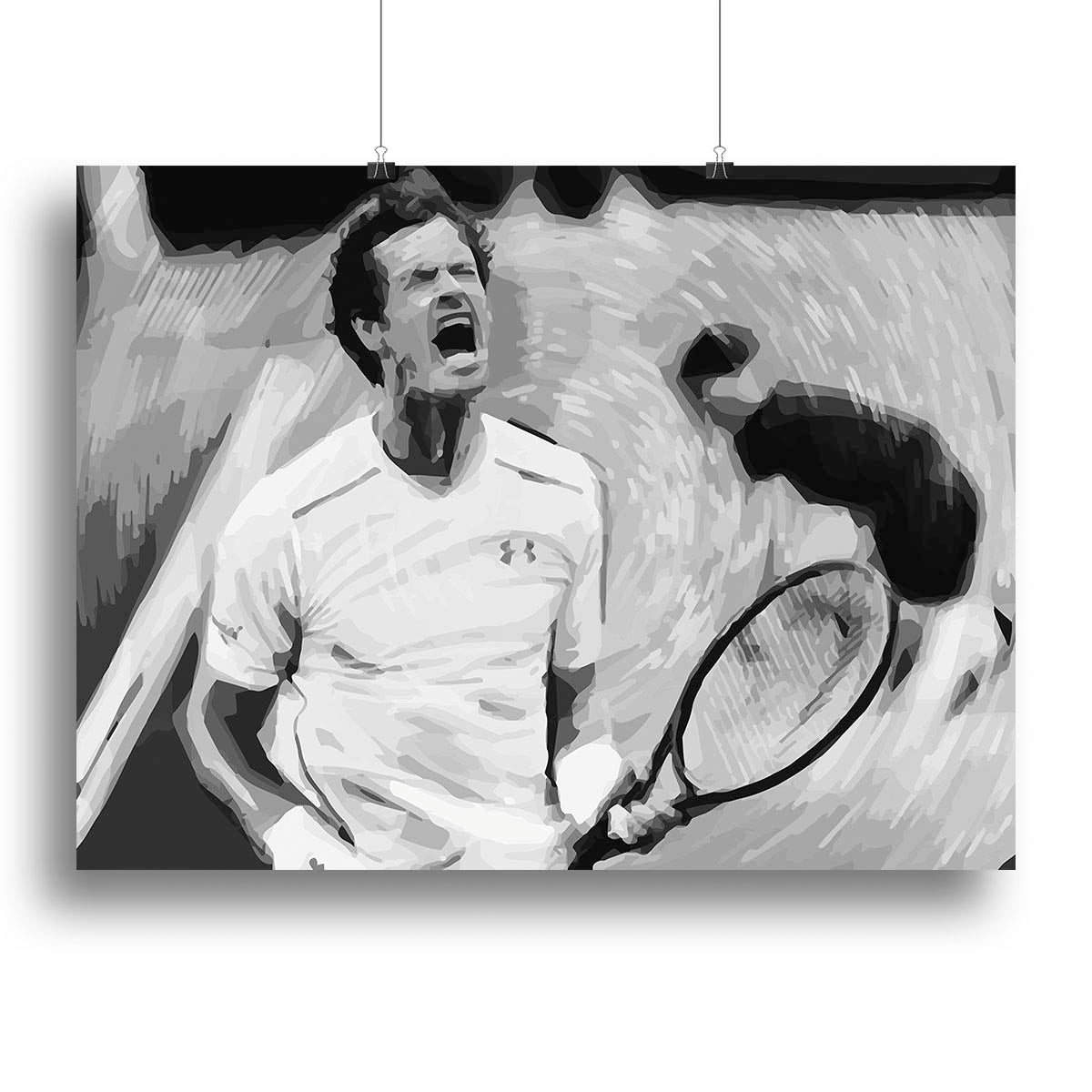 Andy Murray Wimbledon Canvas Print or Poster