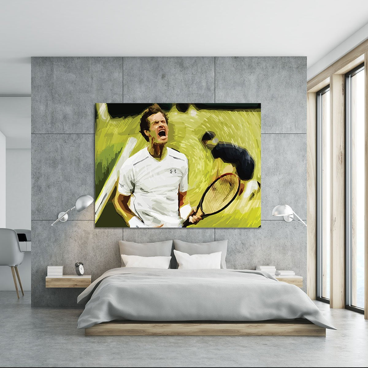 Andy Murray Wimbledon Canvas Print or Poster