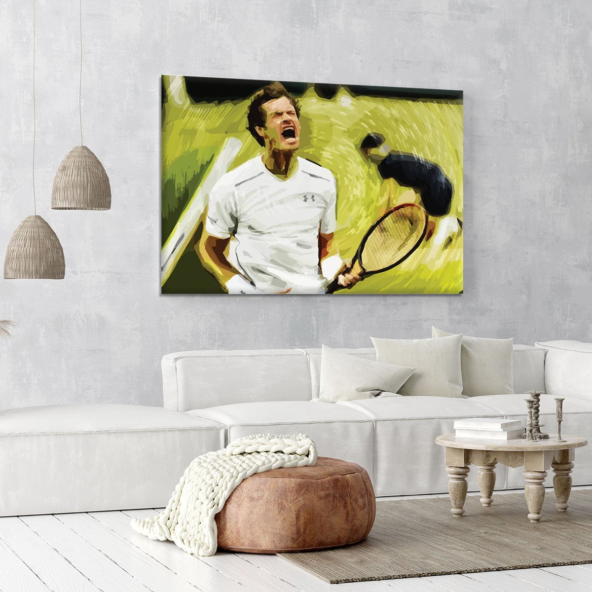 Andy Murray Wimbledon Canvas Print or Poster