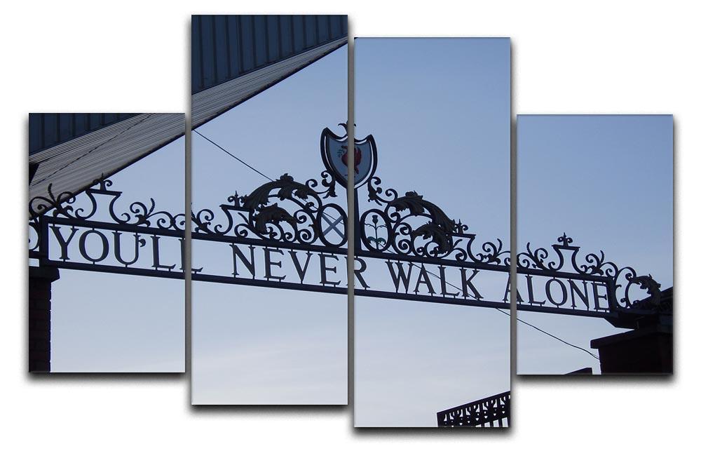 Anfield Gates 4 Split Panel Canvas  - Canvas Art Rocks - 1