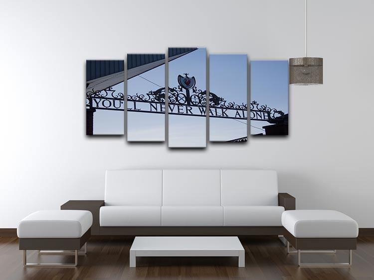 Anfield Gates 5 Split Panel Canvas - Canvas Art Rocks - 3