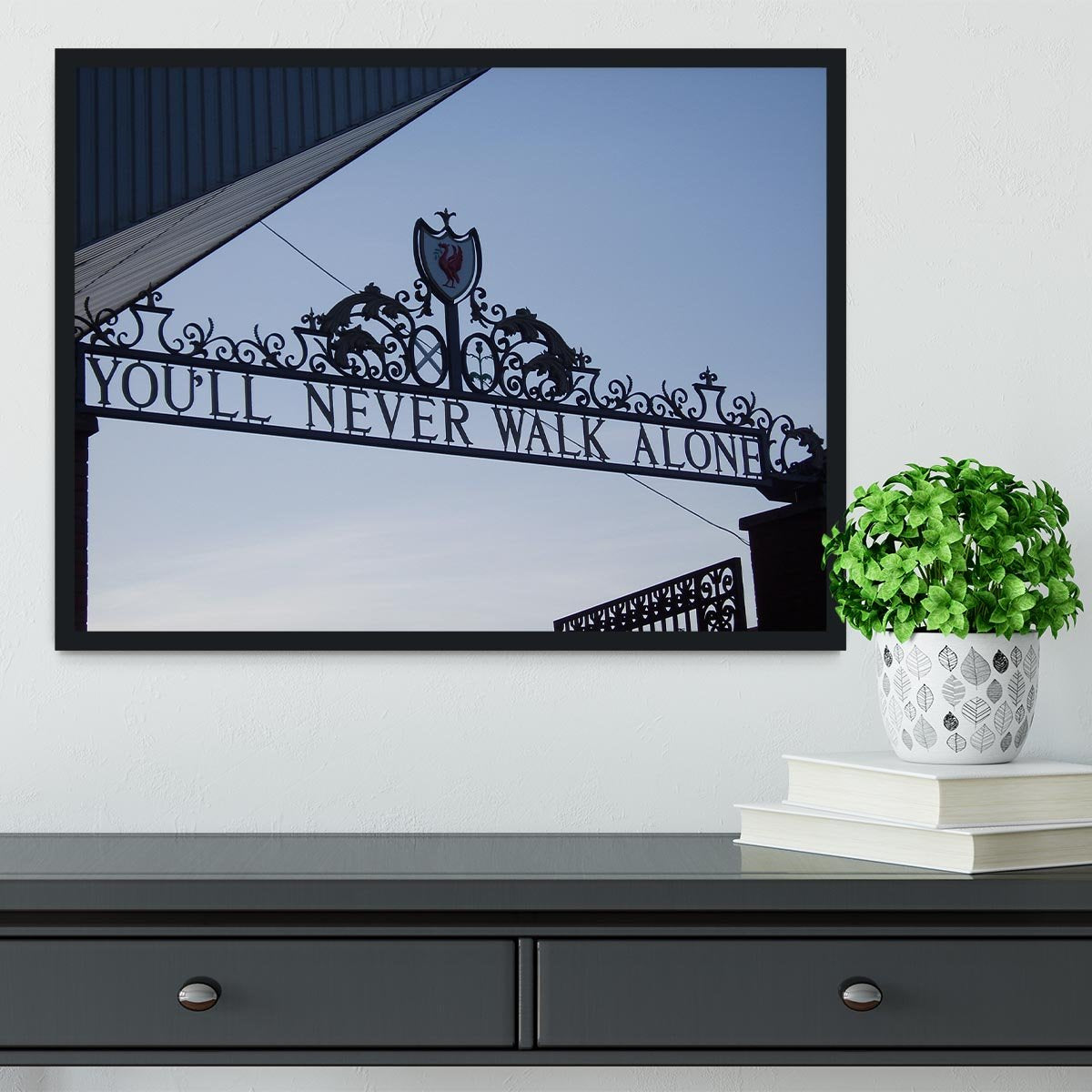 Anfield Gates Framed Print - Canvas Art Rocks - 2