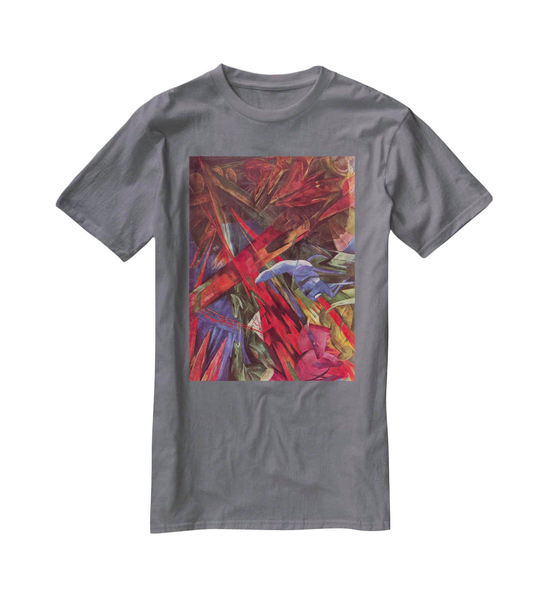 Animal Fates by Franz Marc T-Shirt - Canvas Art Rocks - 3