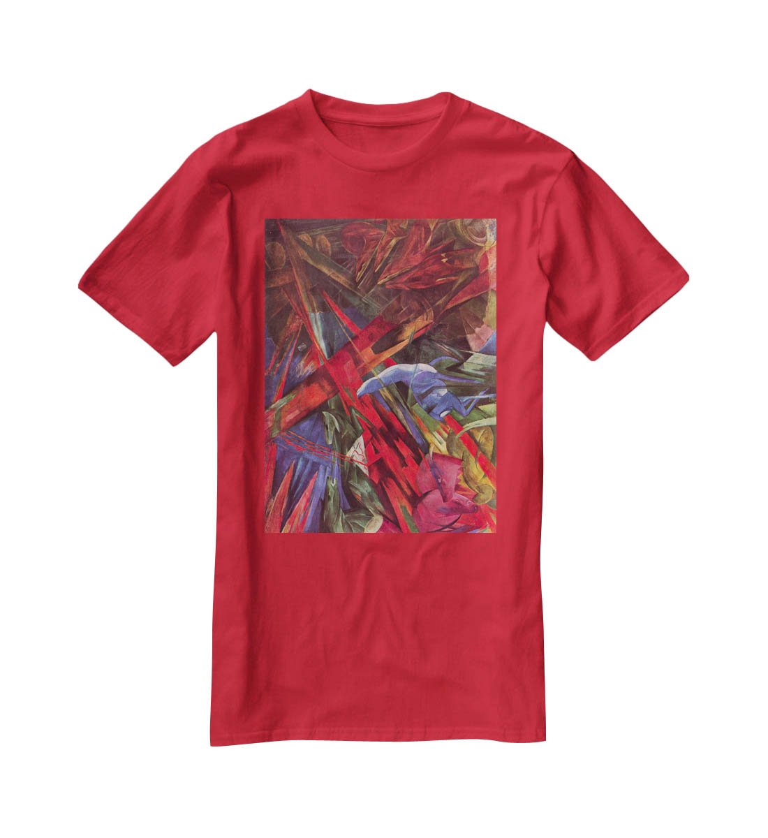 Animal Fates by Franz Marc T-Shirt - Canvas Art Rocks - 4