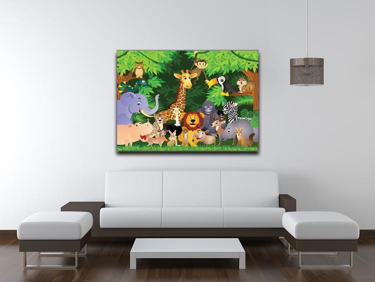 Animal cartoon Canvas Print or Poster - Canvas Art Rocks - 4