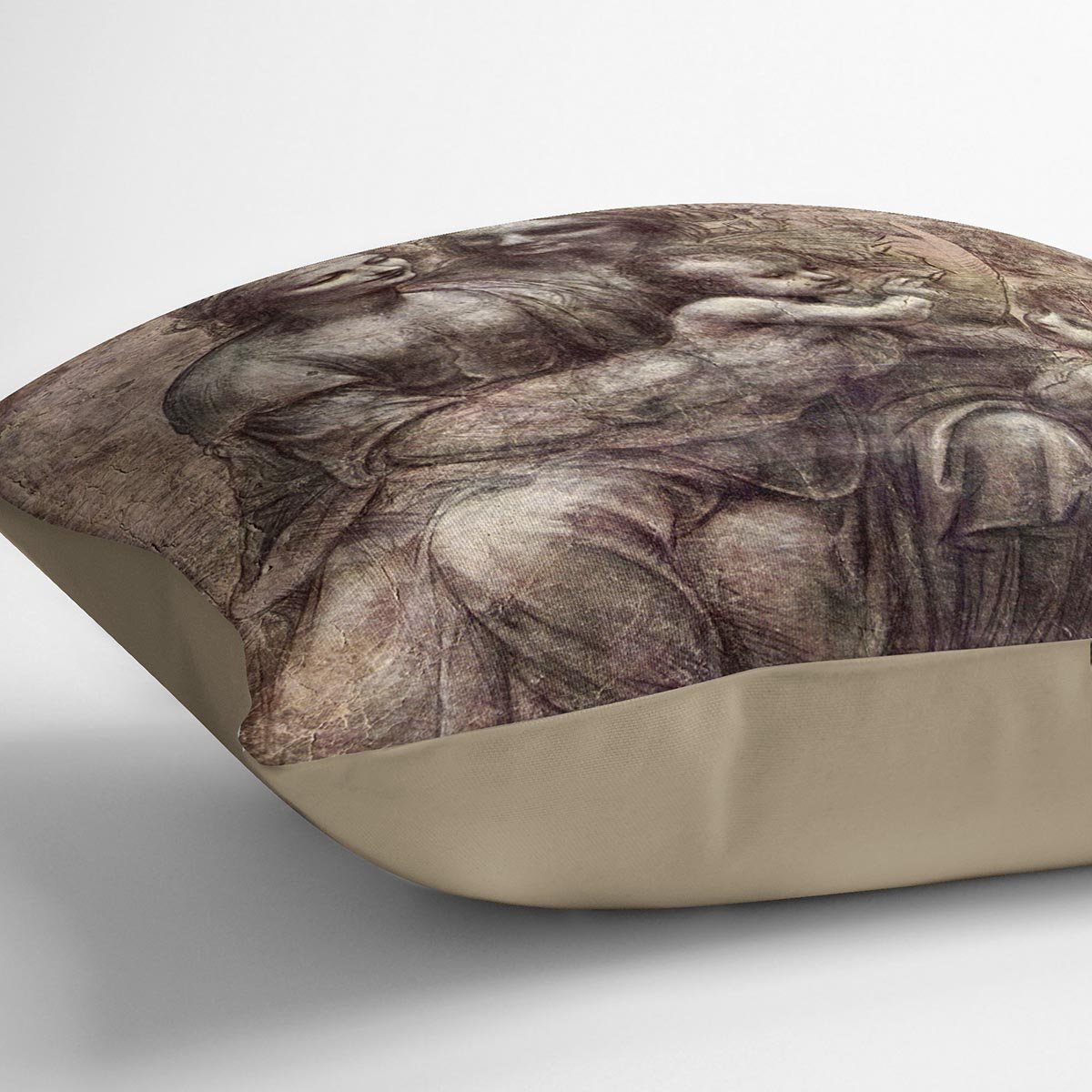Anna Selbdritt by Da Vinci Throw Pillow