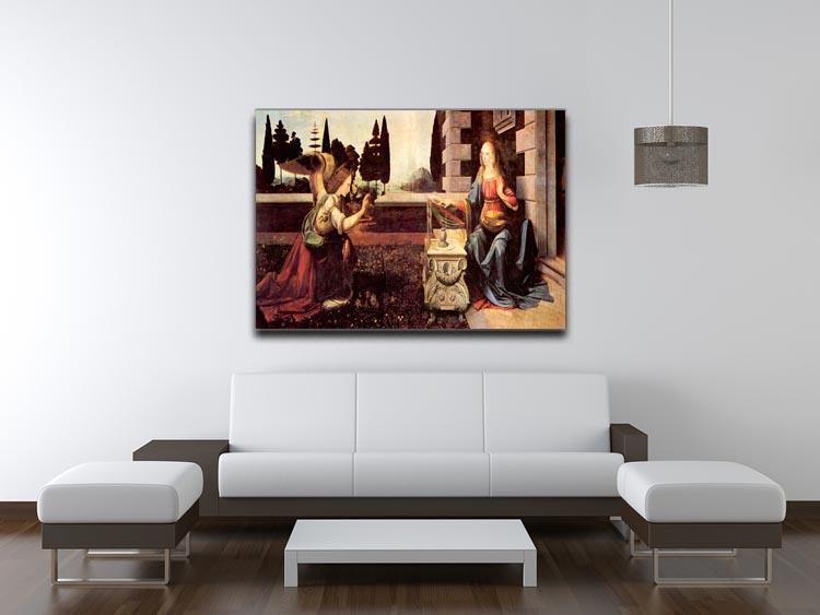 Announcement to Maria 2 by Da Vinci Canvas Print & Poster - Canvas Art Rocks - 4