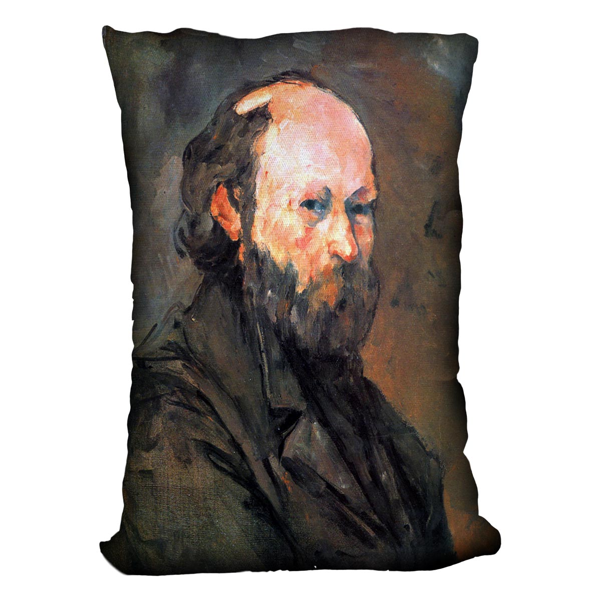 Another Self Portrait by Cezanne Cushion - Canvas Art Rocks - 4