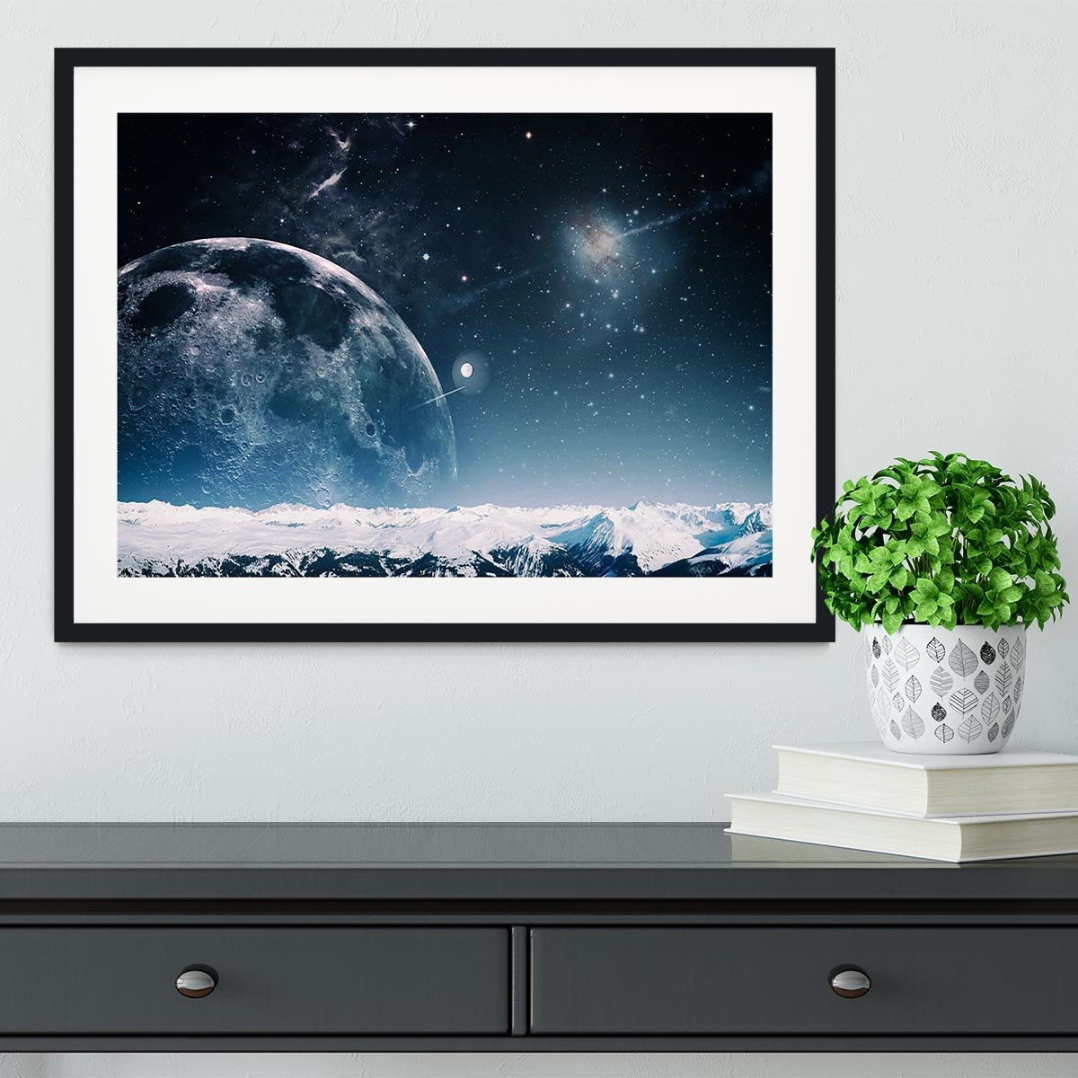 Another world landscape Framed Print - Canvas Art Rocks - 1