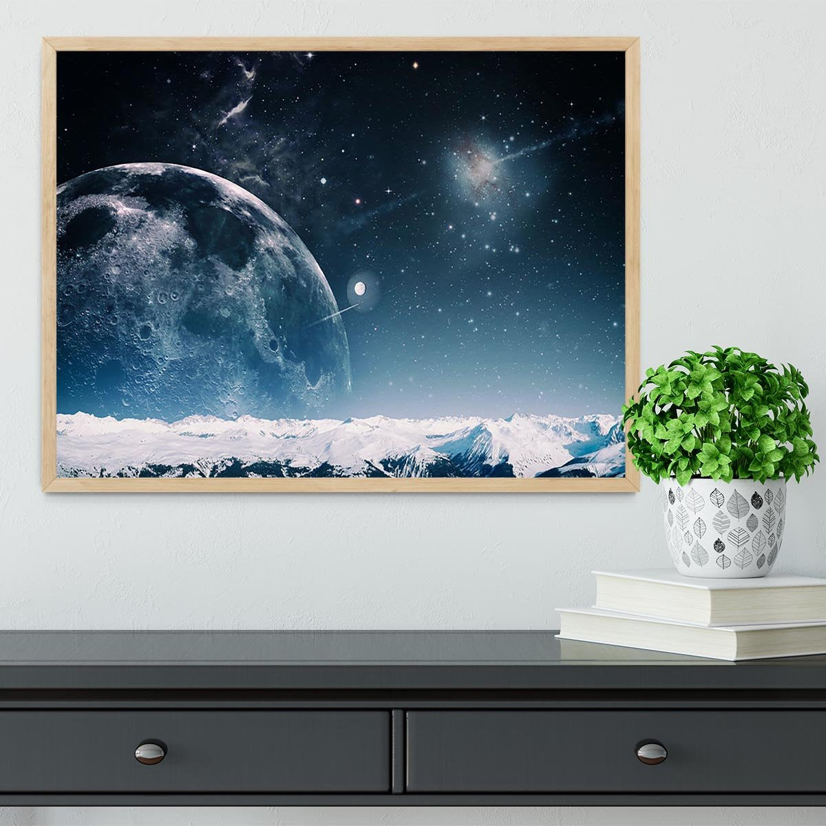Another world landscape Framed Print - Canvas Art Rocks - 4