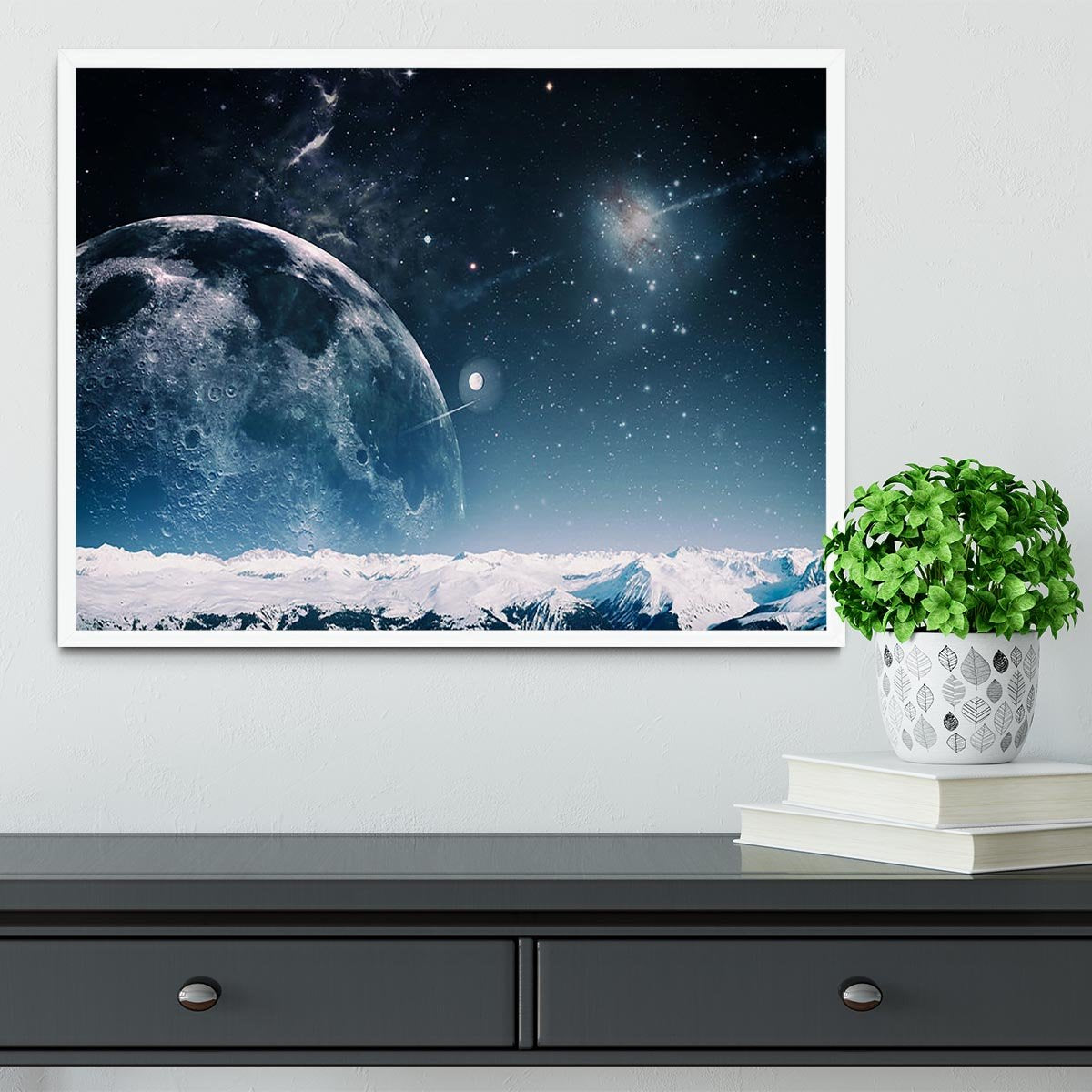 Another world landscape Framed Print - Canvas Art Rocks -6