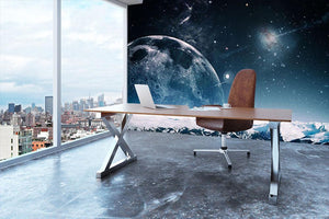 Another world landscape Wall Mural Wallpaper - Canvas Art Rocks - 3