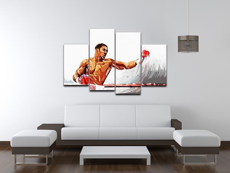 Anthony Joshua 4 Split Panel Canvas - Canvas Art Rocks - 3