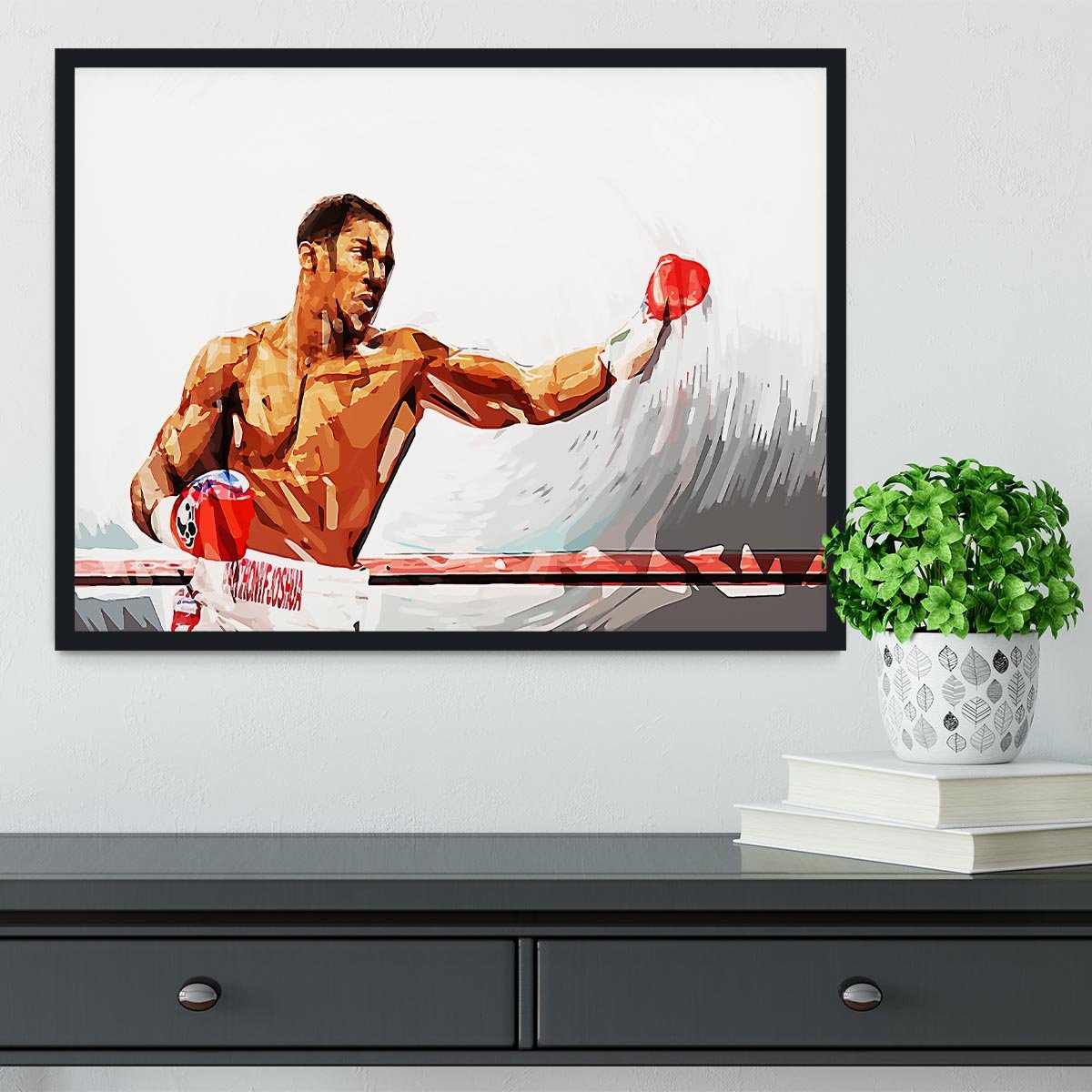 Anthony Joshua Framed Print - Canvas Art Rocks - 2