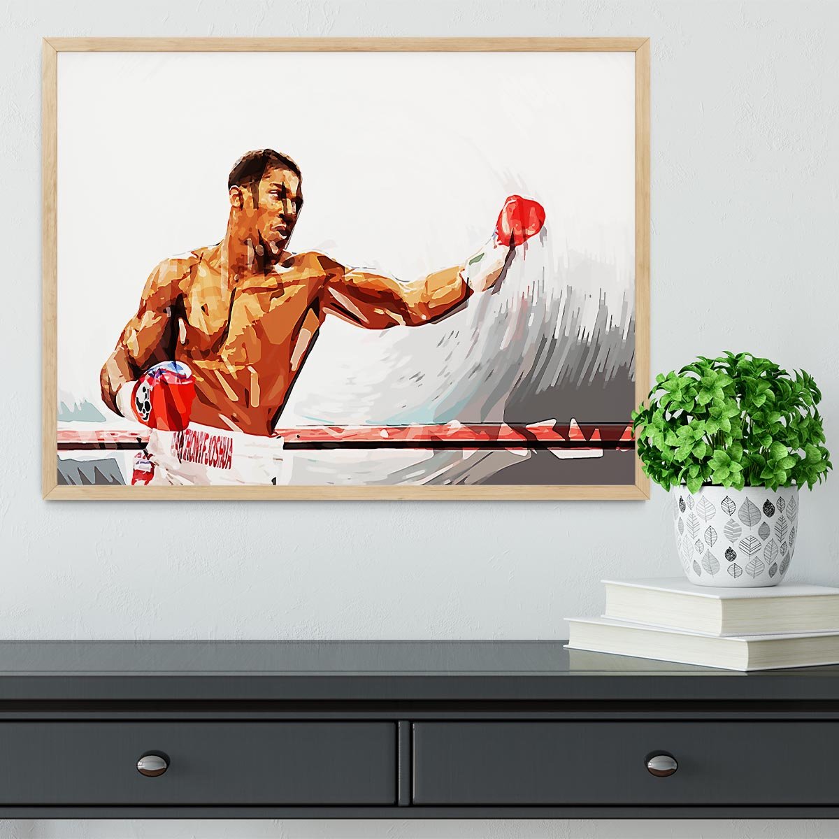 Anthony Joshua Framed Print - Canvas Art Rocks - 4