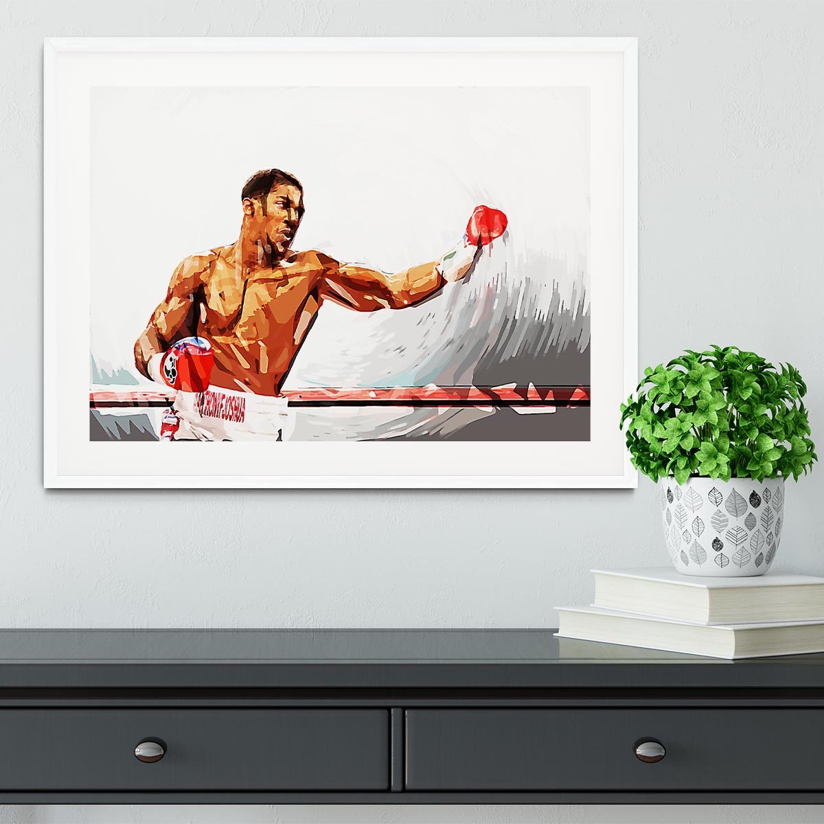 Anthony Joshua Framed Print - Canvas Art Rocks - 5