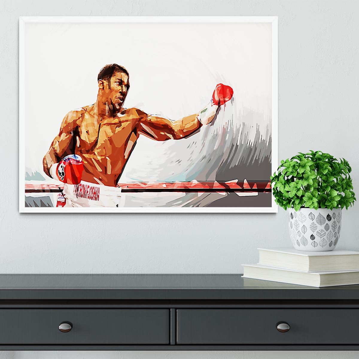 Anthony Joshua Framed Print - Canvas Art Rocks -6