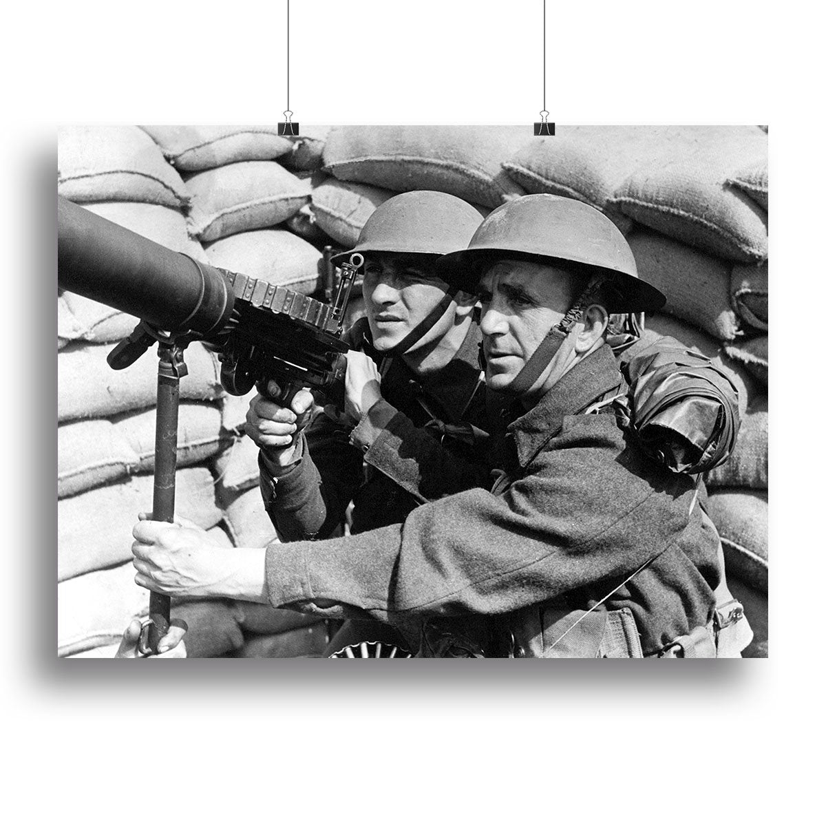 Anti-aircraft station Canvas Print or Poster