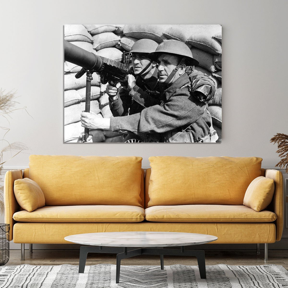 Anti-aircraft station Canvas Print or Poster