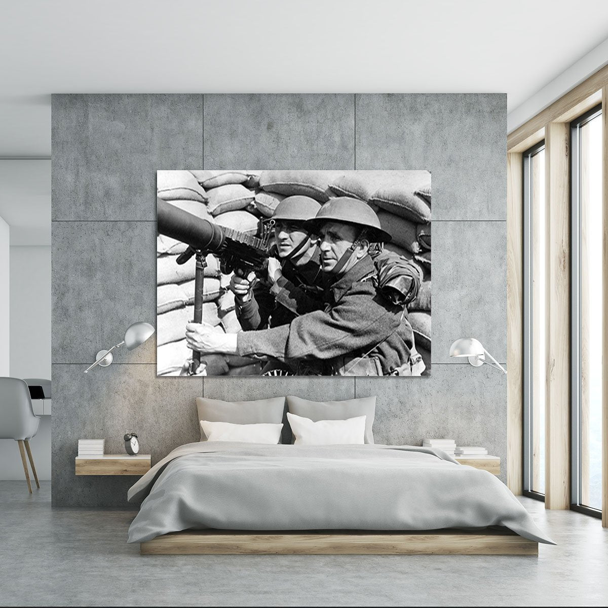 Anti-aircraft station Canvas Print or Poster
