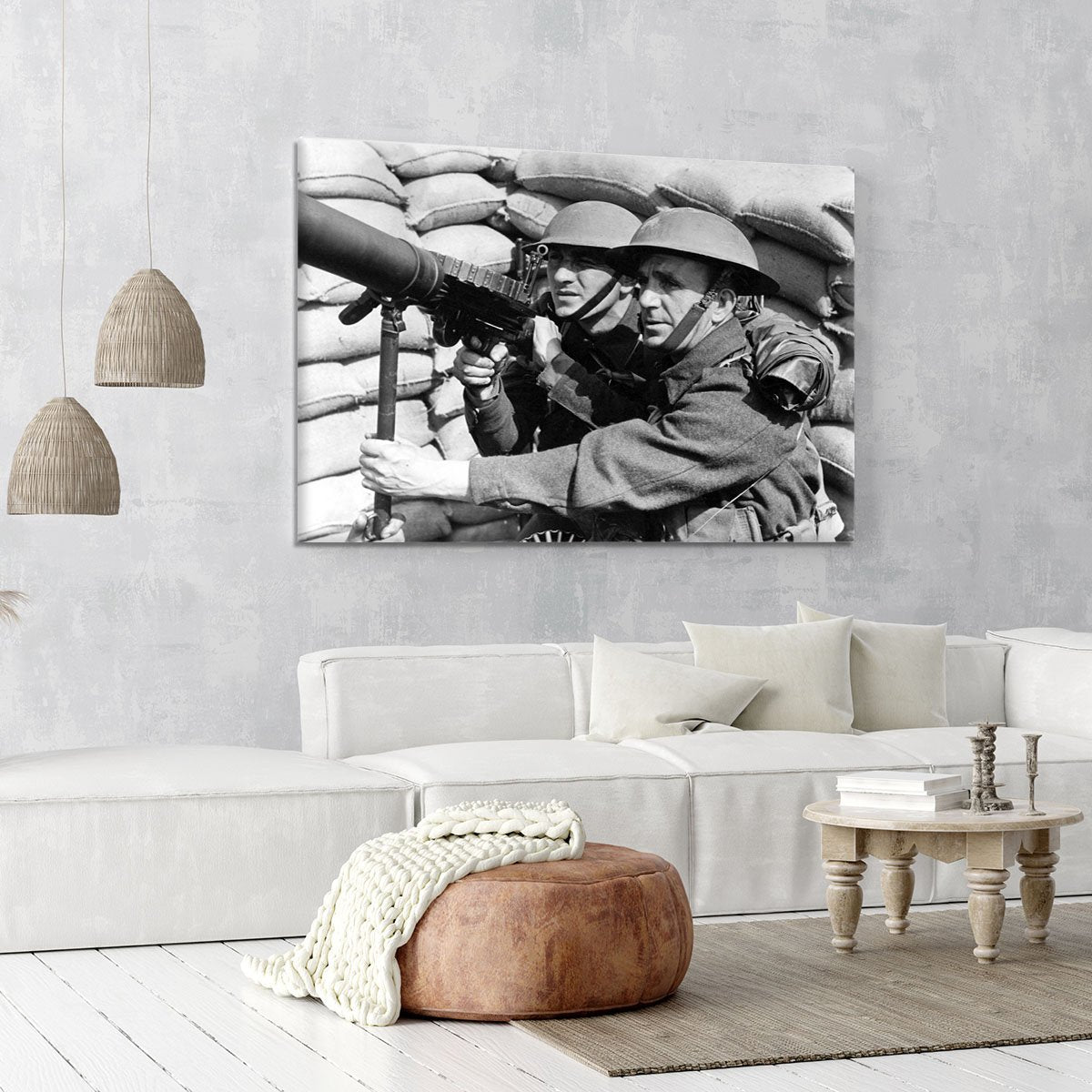 Anti-aircraft station Canvas Print or Poster