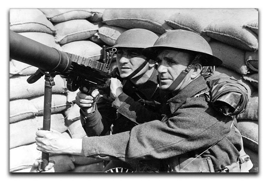 Anti-aircraft station Canvas Print or Poster  - Canvas Art Rocks - 1