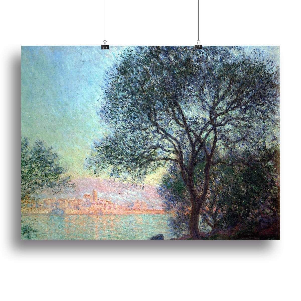 Antibes seen from La Salis by Monet Canvas Print or Poster