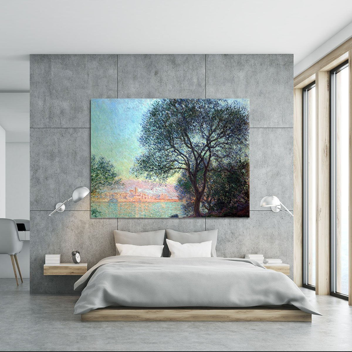 Antibes seen from La Salis by Monet Canvas Print or Poster
