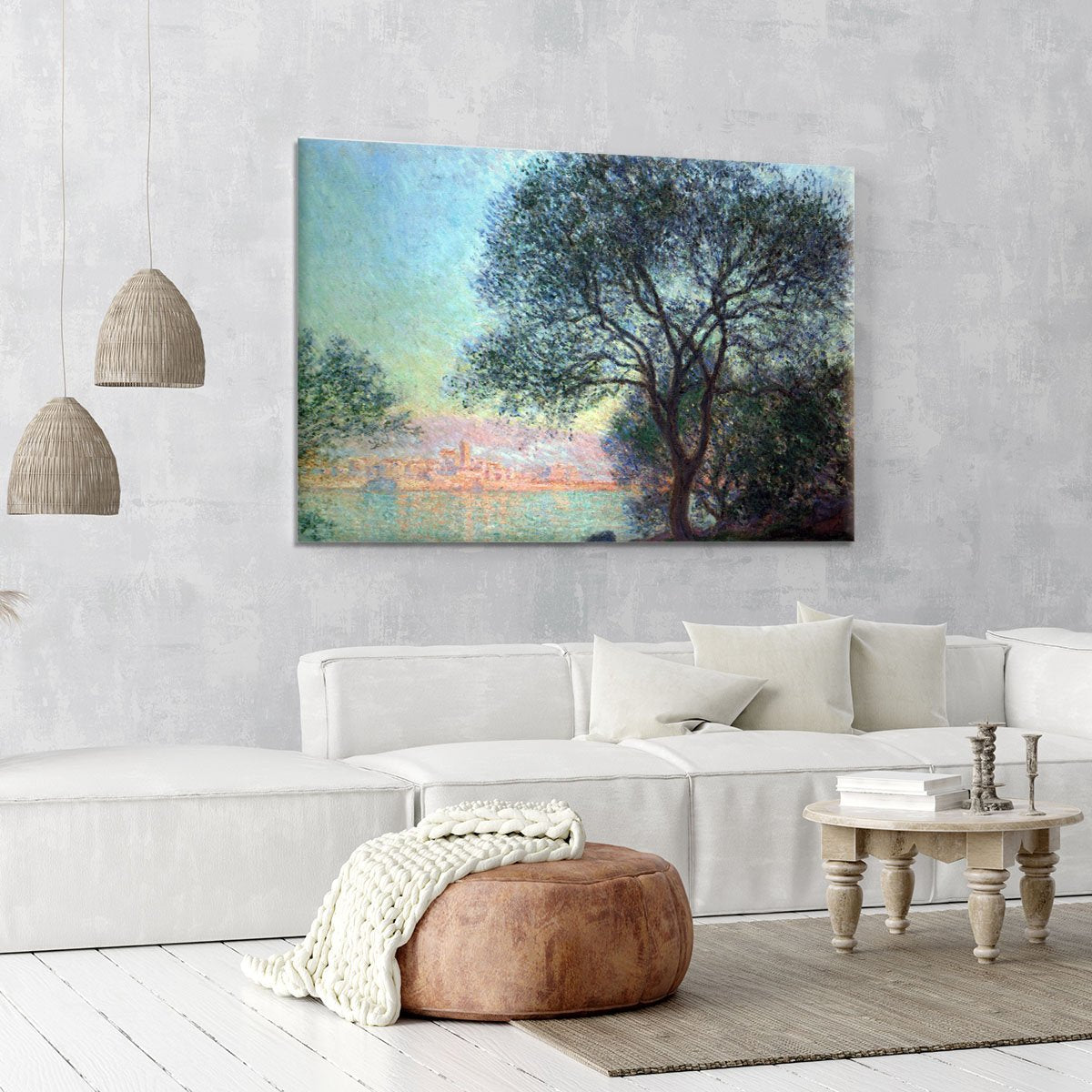 Antibes seen from La Salis by Monet Canvas Print or Poster