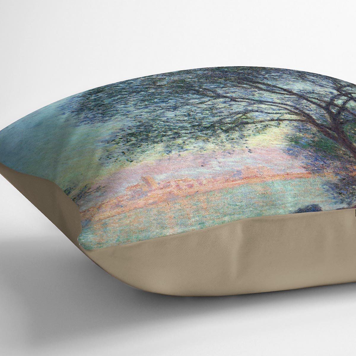Antibes seen from La Salis by Monet Throw Pillow