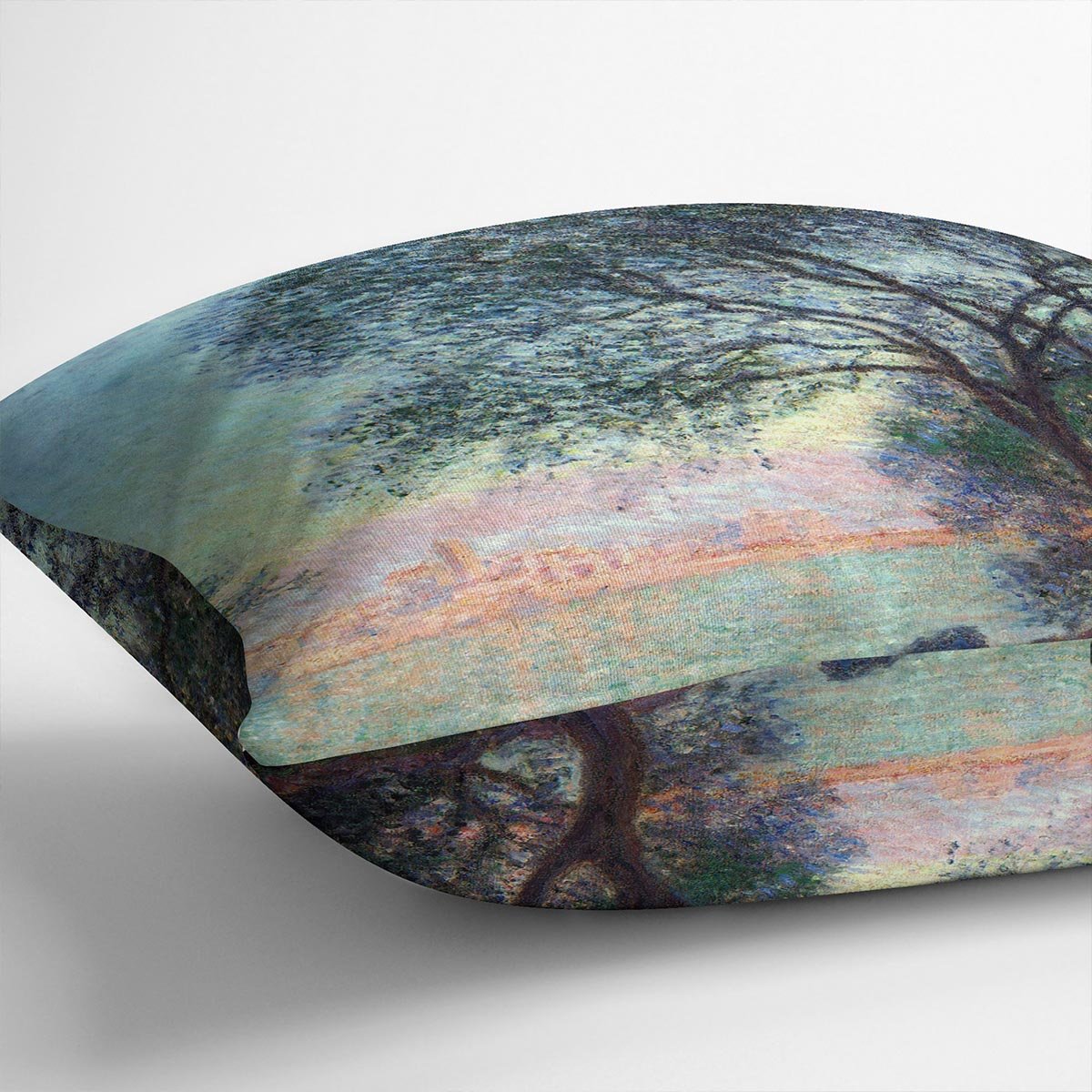 Antibes seen from La Salis by Monet Throw Pillow