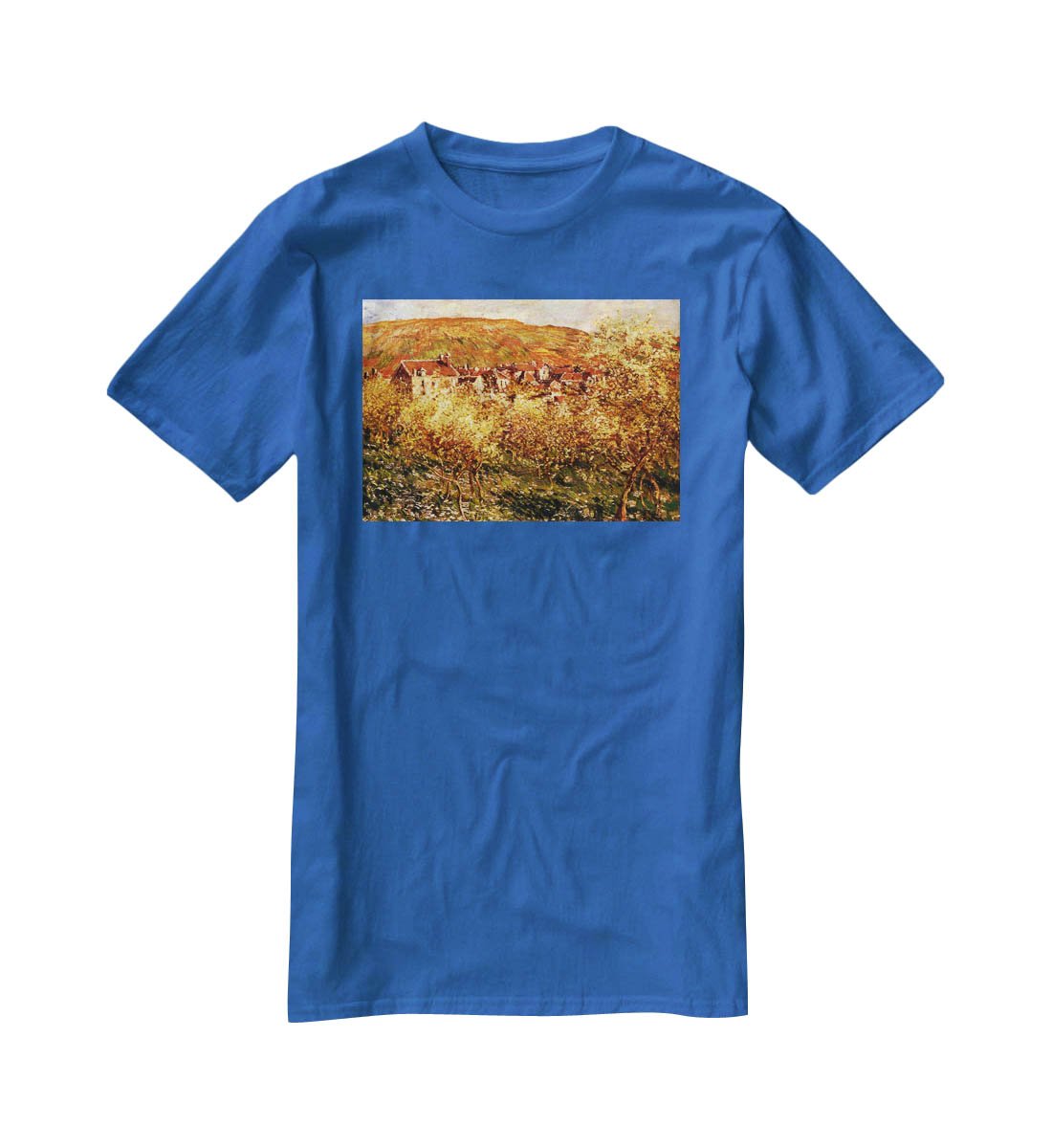 Apple Trees In Blossom by Monet T-Shirt - Canvas Art Rocks - 2