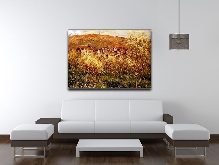 Apple Trees In Blossom by Monet Canvas Print & Poster - Canvas Art Rocks - 4