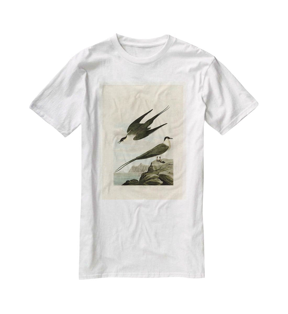Arctic Yager by Audubon T-Shirt - Canvas Art Rocks - 5