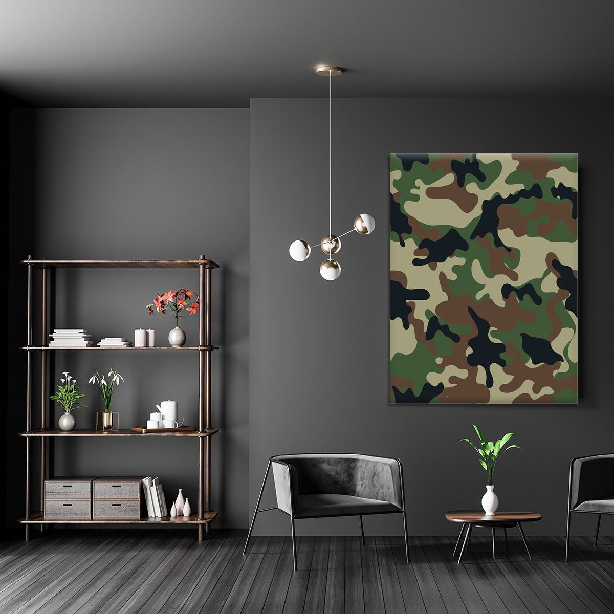 Army military camouflage Canvas Print or Poster