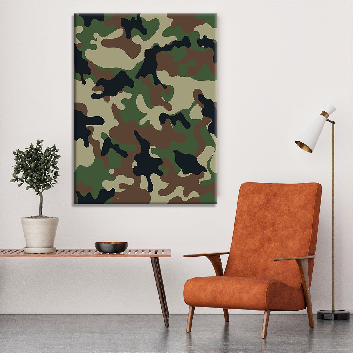 Army military camouflage Canvas Print or Poster