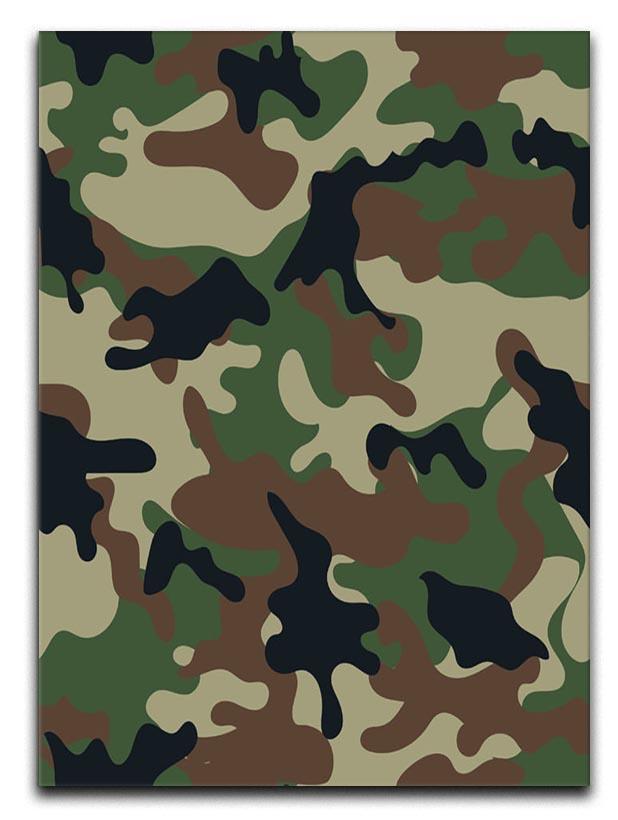 Army military camouflage Canvas Print or Poster  - Canvas Art Rocks - 1