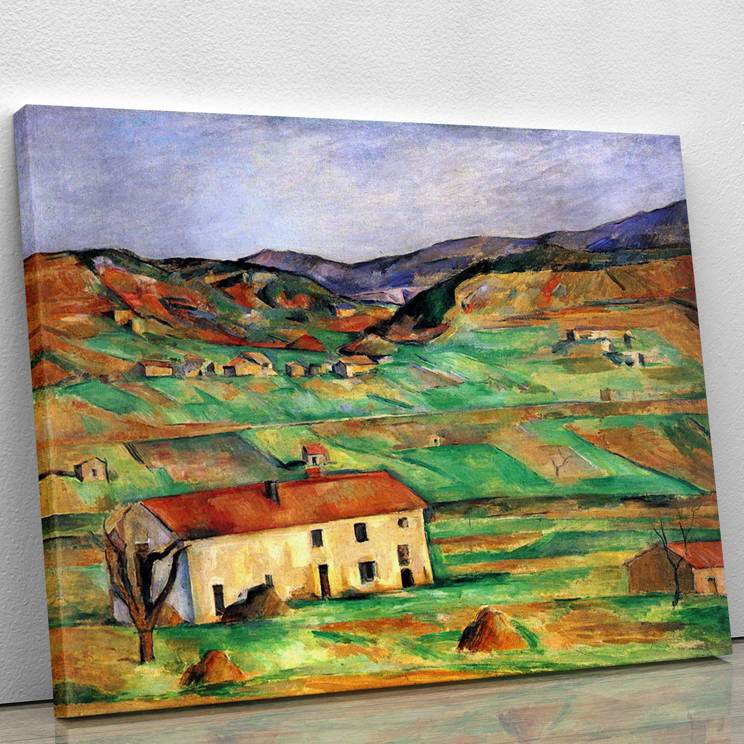 Around Gardanne by Cezanne Canvas Print or Poster - Canvas Art Rocks - 1