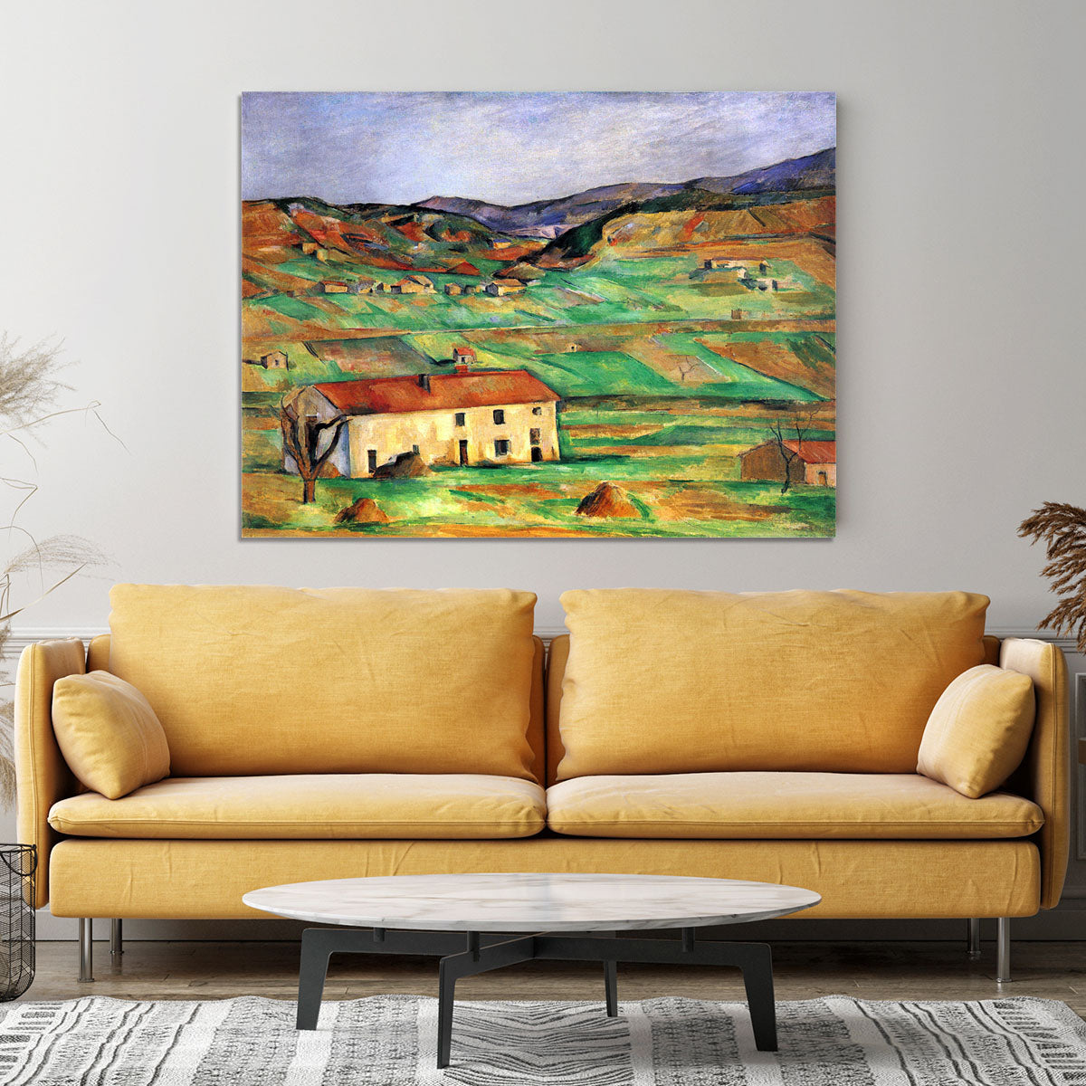 Around Gardanne by Cezanne Canvas Print or Poster - Canvas Art Rocks - 4