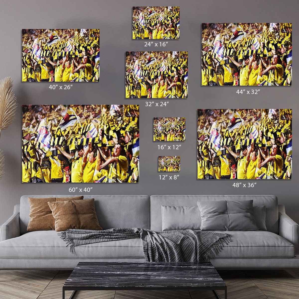 Arsenal Fans Canvas Print or Poster