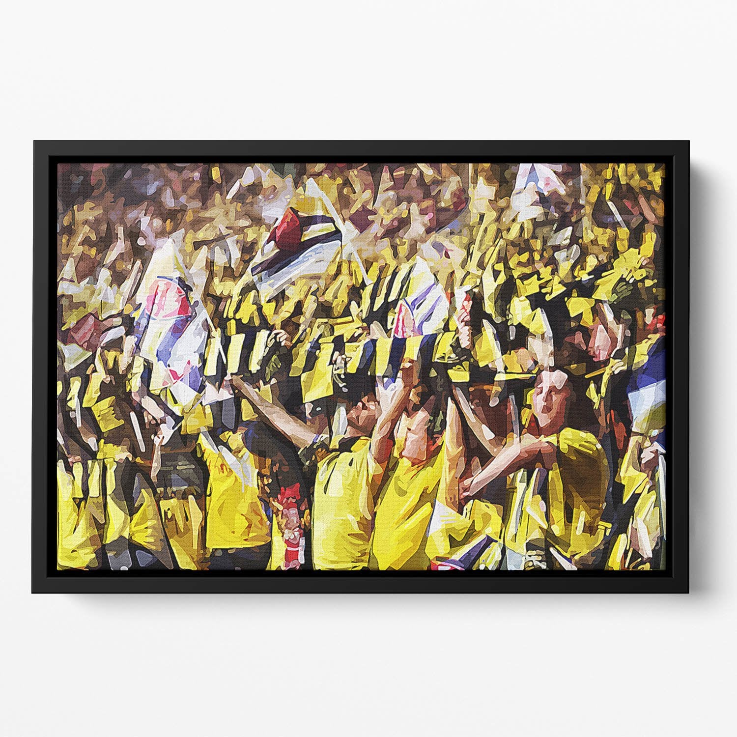 Arsenal Fans Floating Framed Canvas