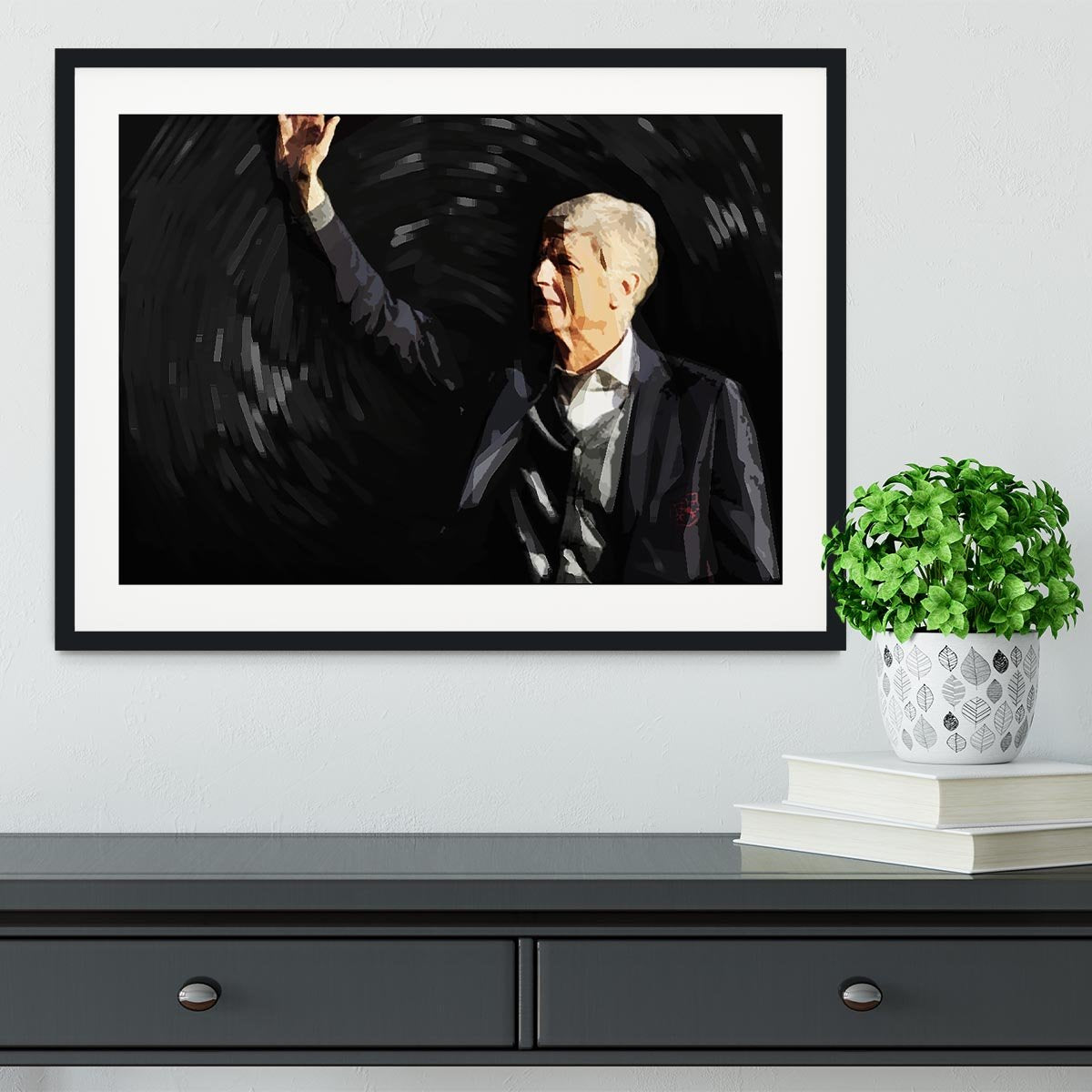 Arsene Wenger Framed Print - Canvas Art Rocks - 1