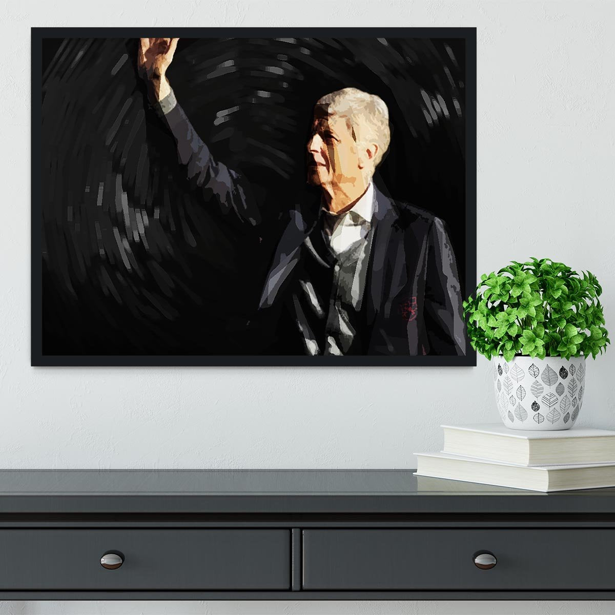 Arsene Wenger Framed Print - Canvas Art Rocks - 2