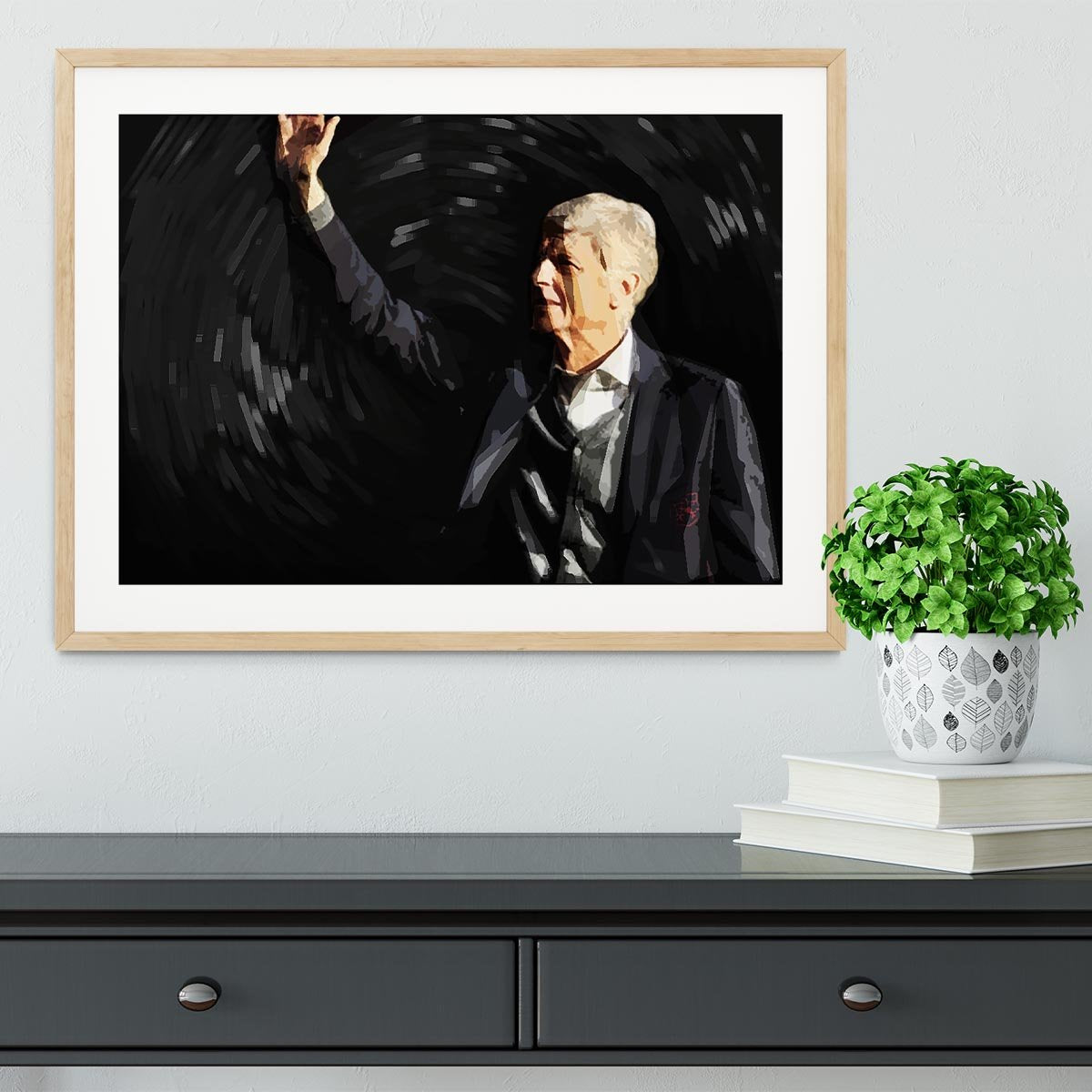 Arsene Wenger Framed Print - Canvas Art Rocks - 3